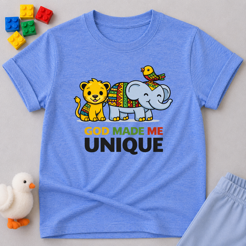 God Made Me Unique Toddler T-shirt