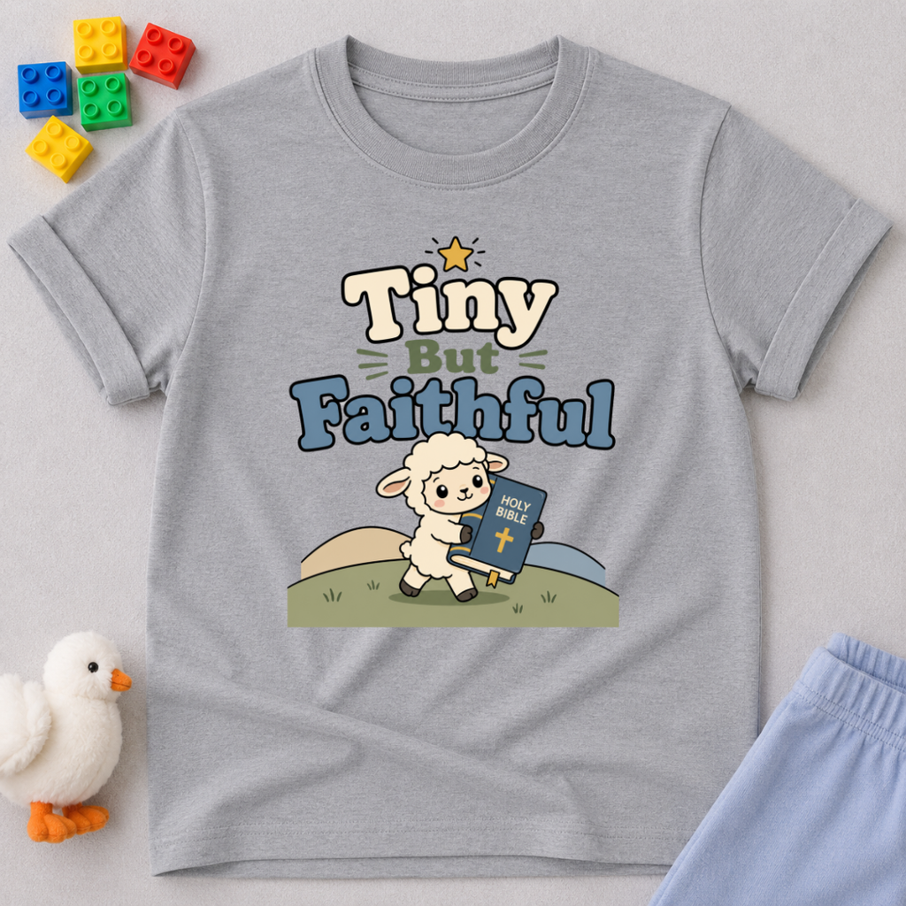 Tiny But Faithful Toddler T-shirt