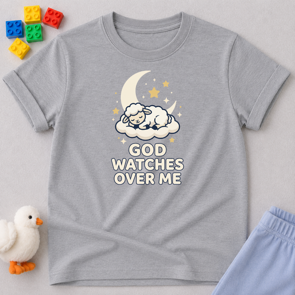 My God Watches Over Me Toddler T-shirt