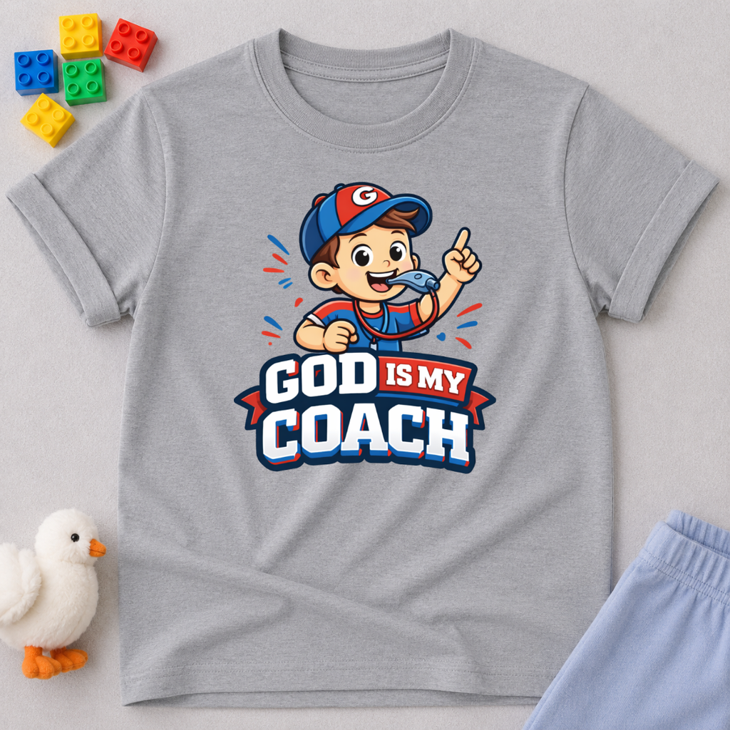 God is My Coach Toddler T-shirt