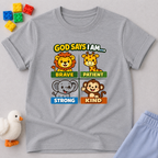 God Says I Am Brave Toddler T-shirt