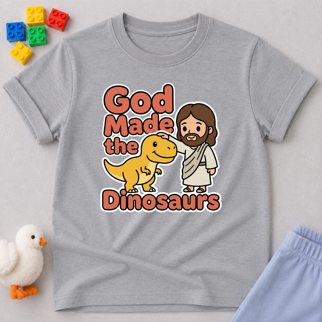 God Made The Dinosaurs Toddler T-shirt