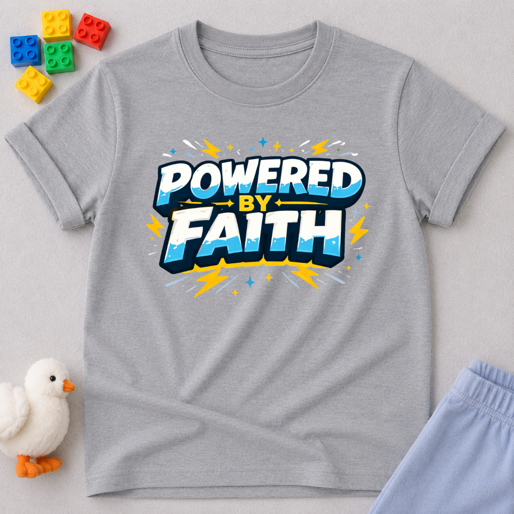 Powered By Faith Toddler T-shirt