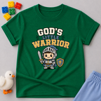 Gods Little Warrior Toddler T-shirt