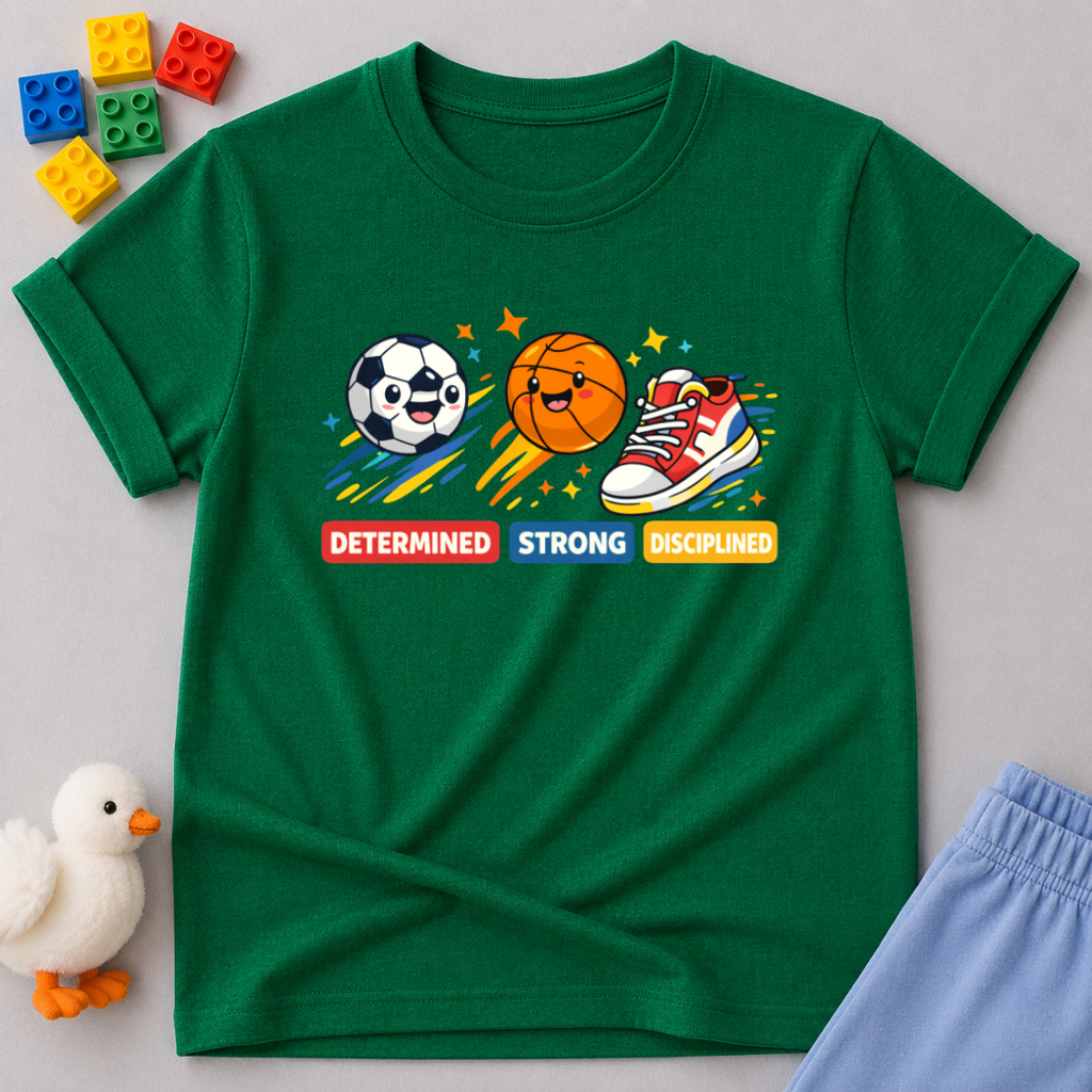 Determined Strong Disciplined Toddler T-shirt