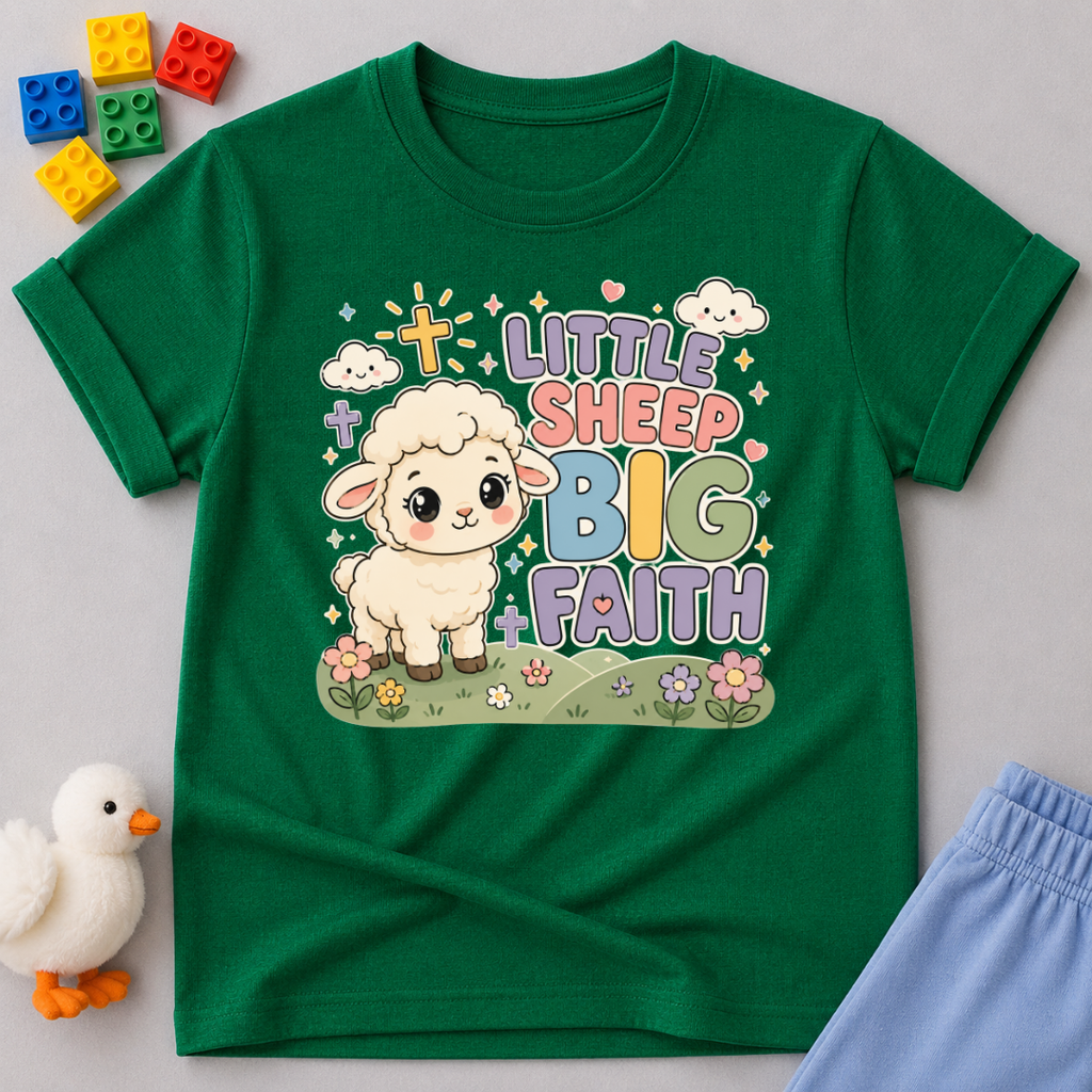 Little Sheep Big Faith Toddler T-shirt