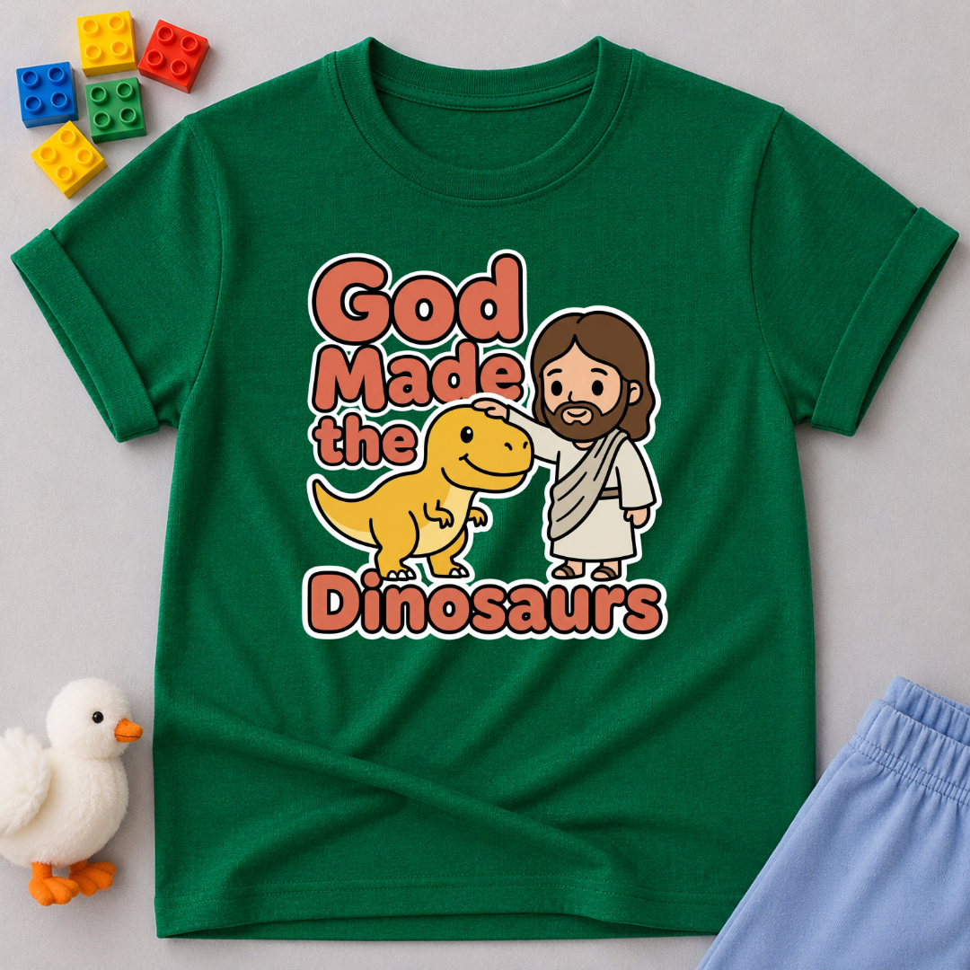 God Made The Dinosaurs Toddler T-shirt