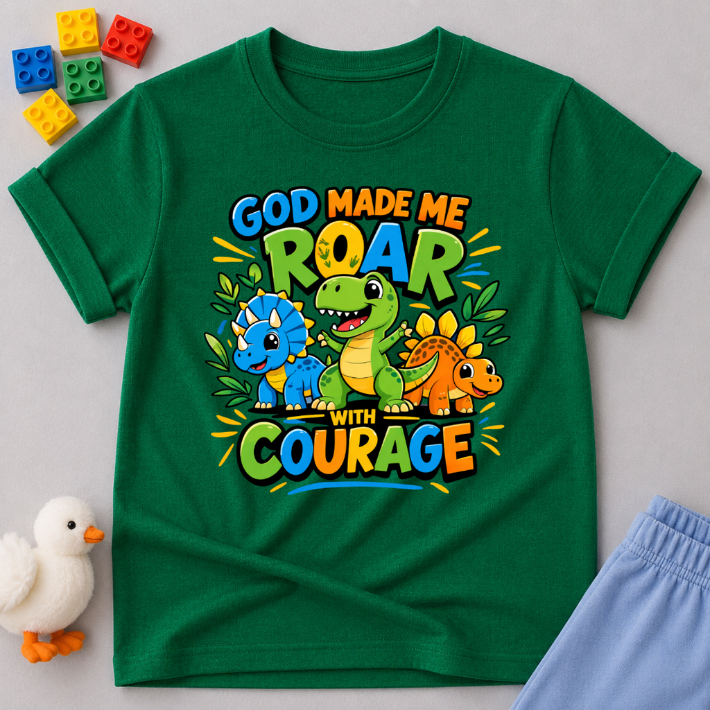 God Made Me Roar Toddler T-shirt