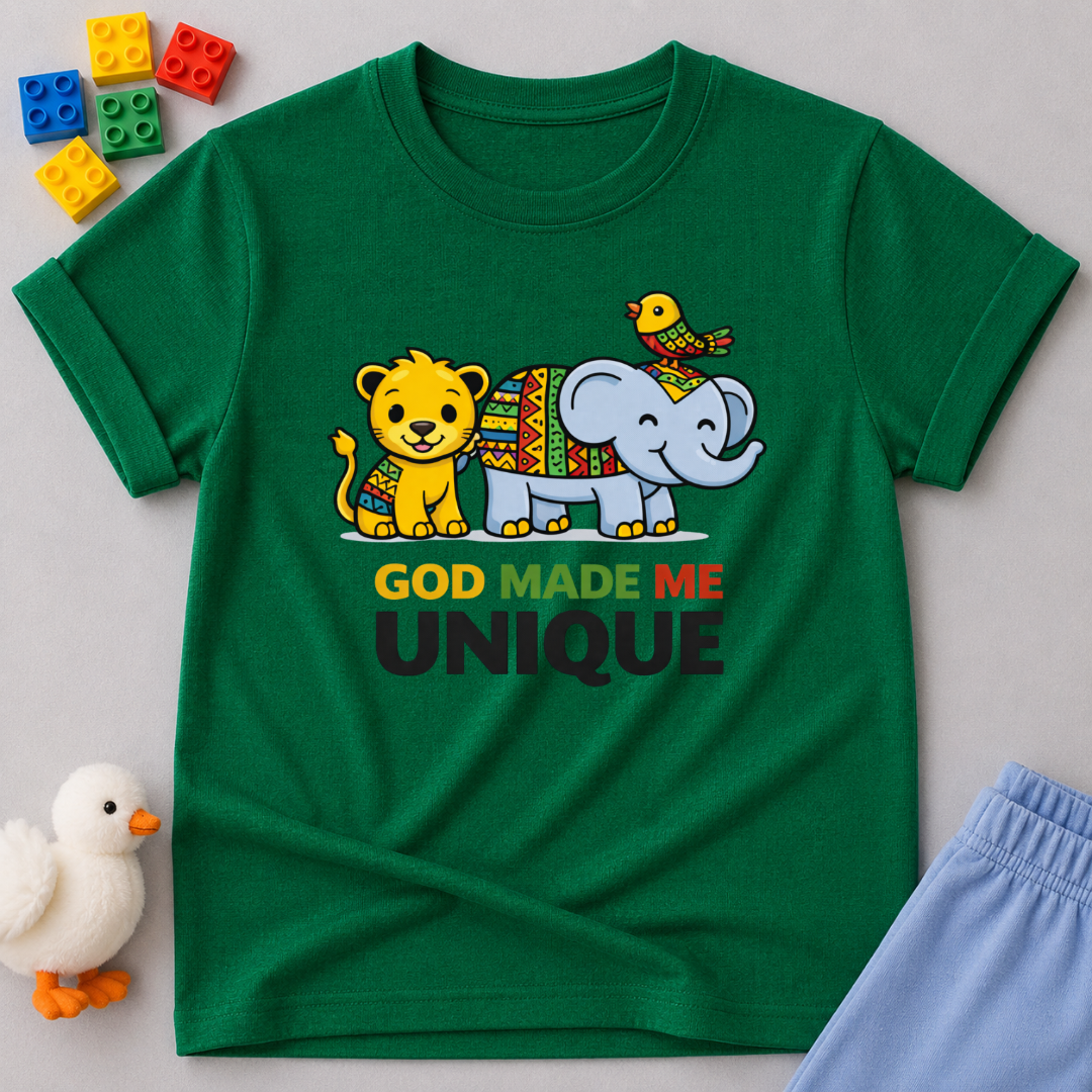 God Made Me Unique Toddler T-shirt
