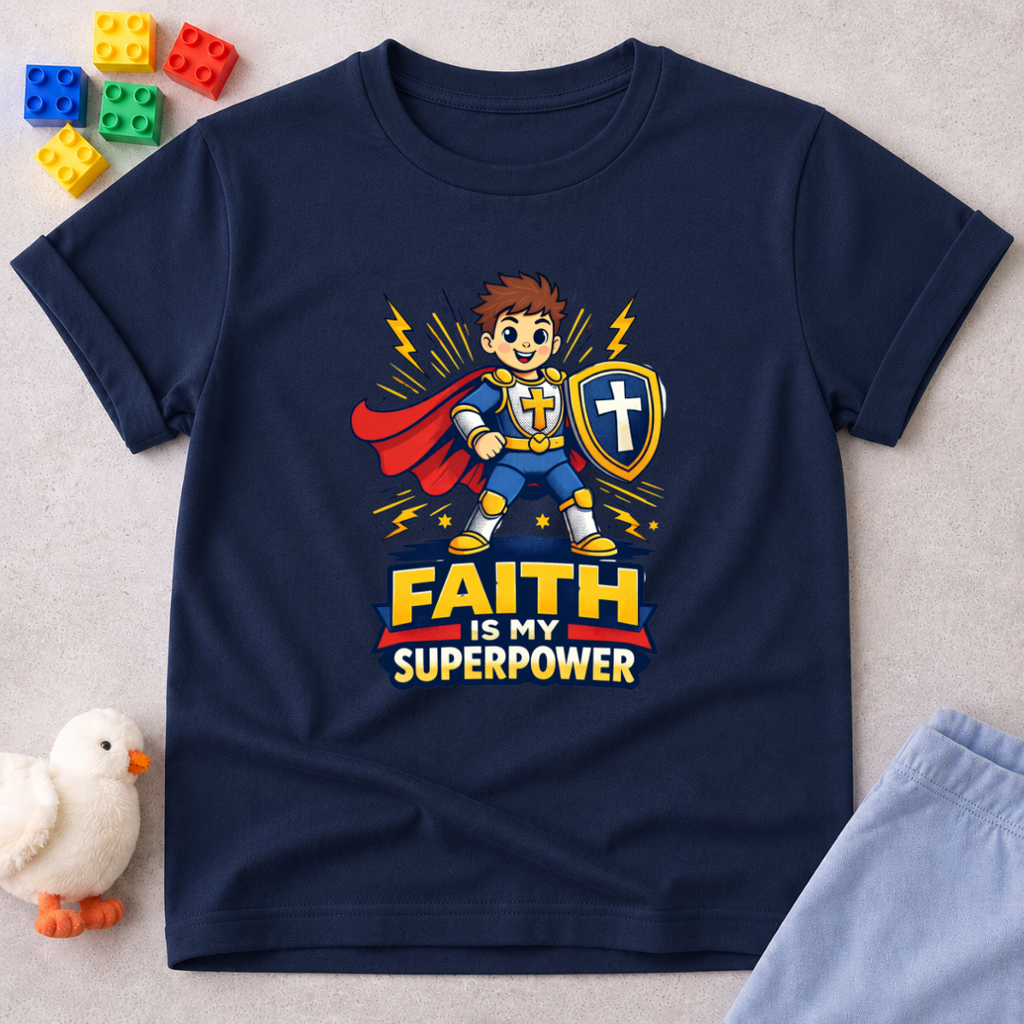 Faith Is My Superpower Toddler T-shirt