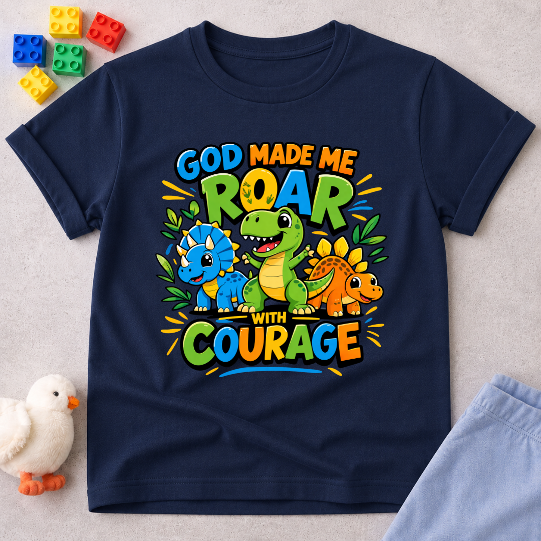 God Made Me Roar Toddler T-shirt