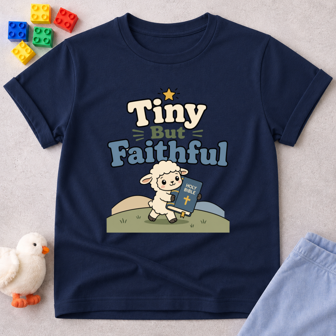 Tiny But Faithful Toddler T-shirt