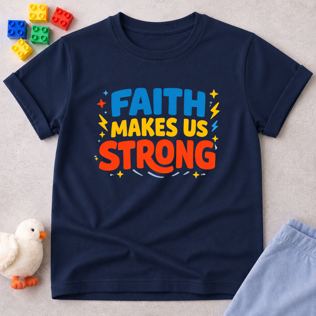Faith Makes Strong Toddler T-shirt
