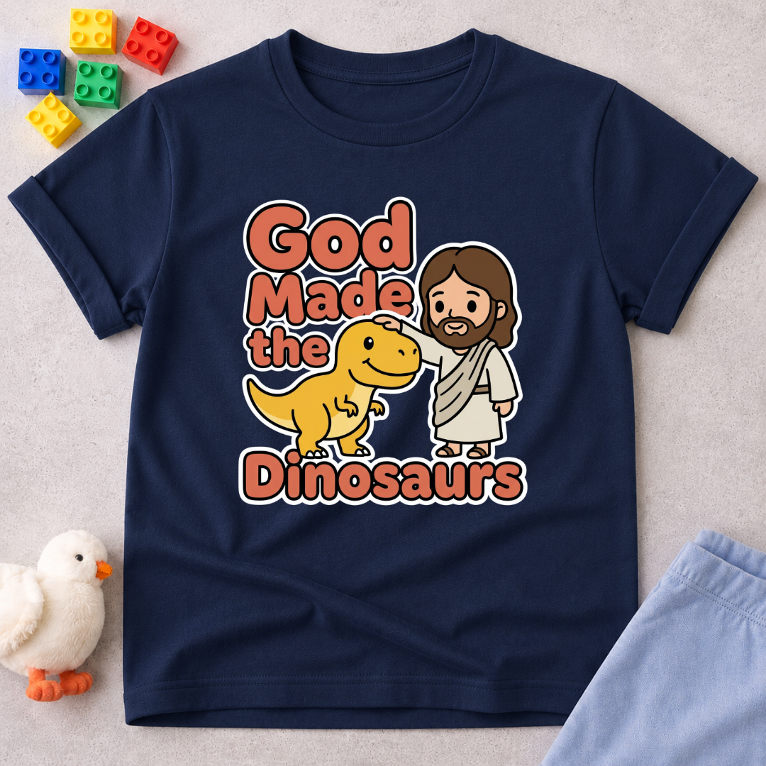 God Made The Dinosaurs Toddler T-shirt