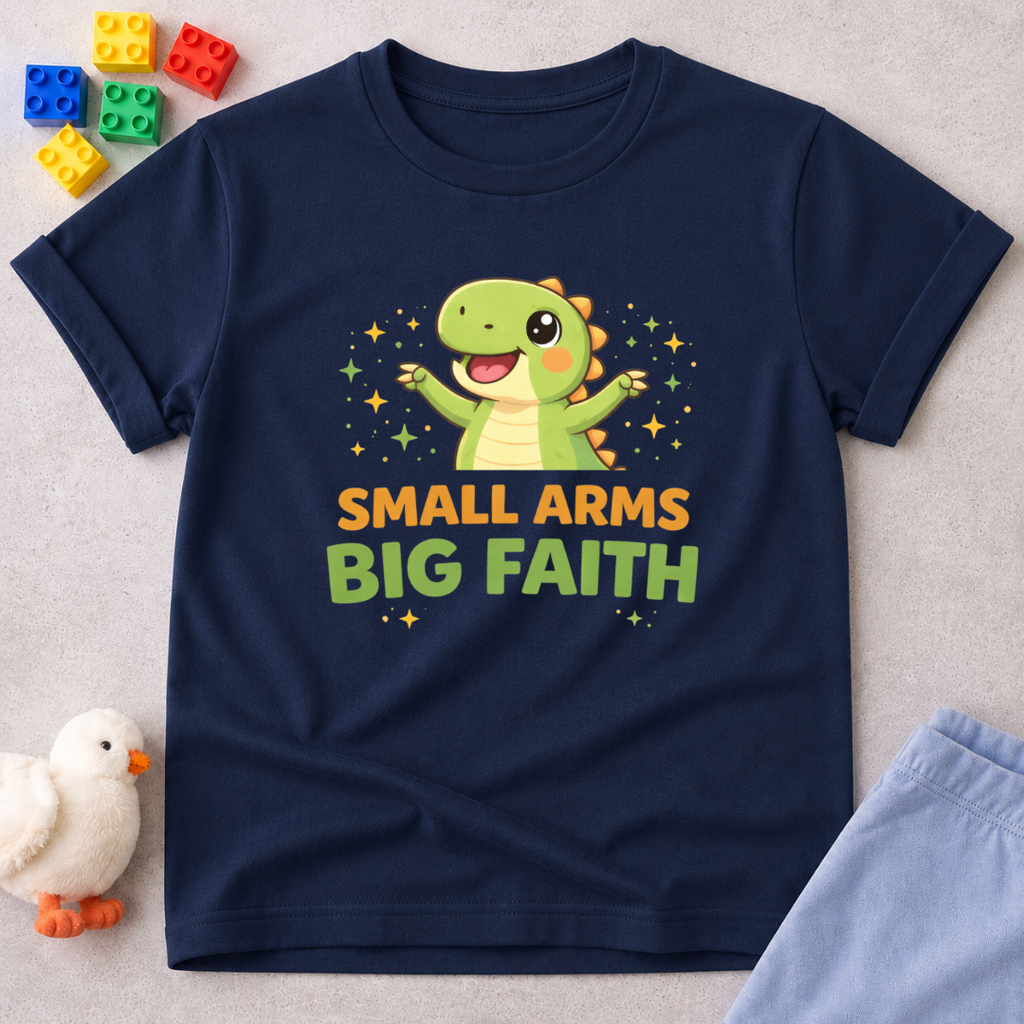 Small Arms Big Faith Toddler T-shirt
