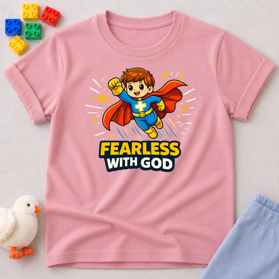 Fearless With God M Toddler T-shirt