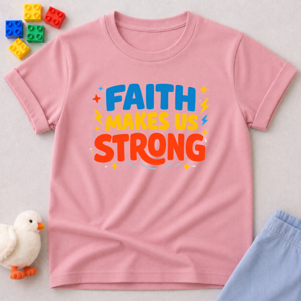 Faith Makes Strong Toddler T-shirt