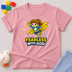Fearless With God F Toddler T-shirt