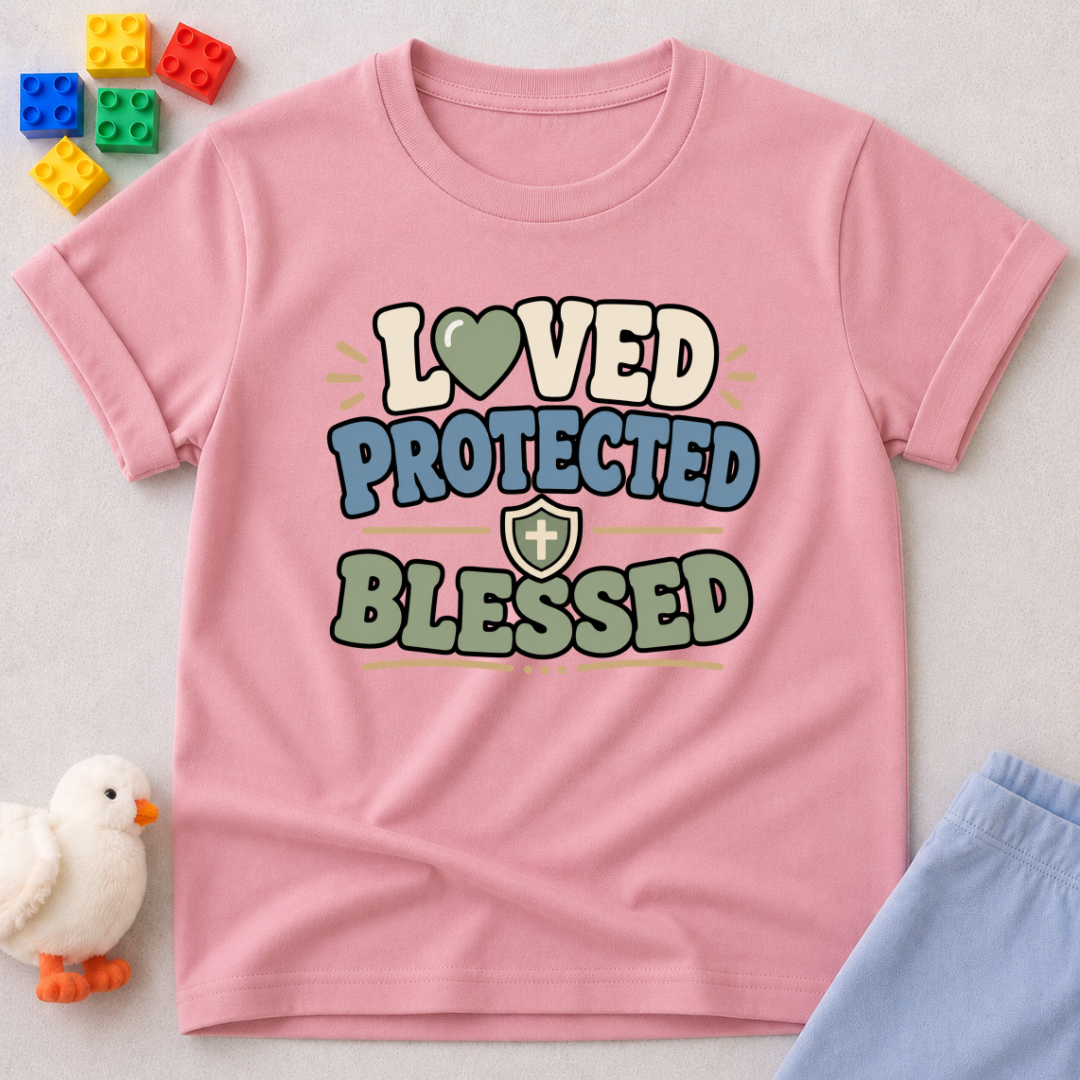 Loved Protected Blessed Toddler T-shirt
