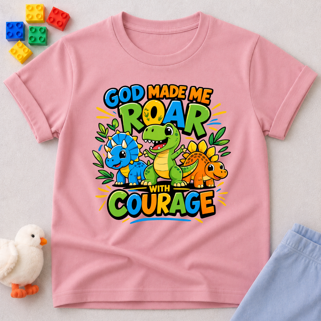 God Made Me Roar Toddler T-shirt