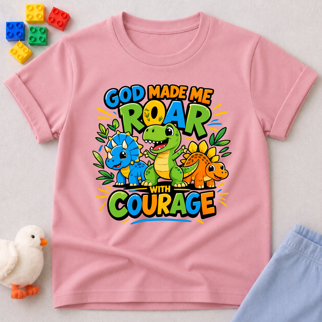 God Made Me Roar Toddler T-shirt