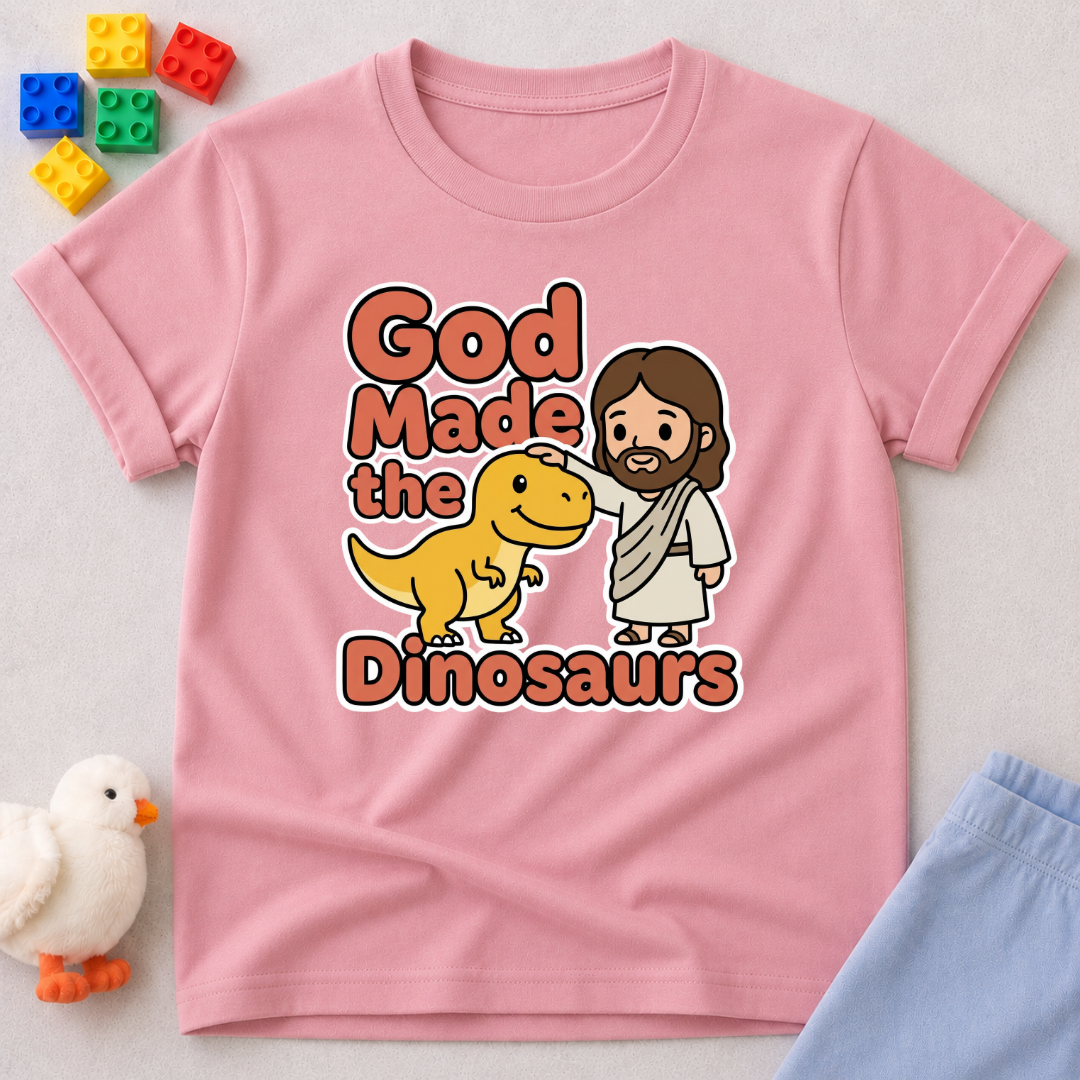 God Made The Dinosaurs Toddler T-shirt