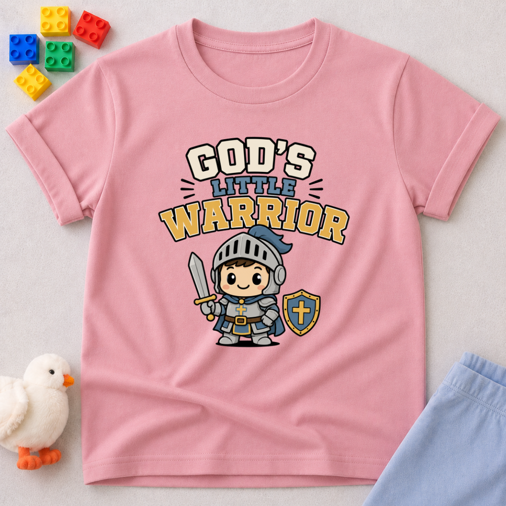 Gods Little Warrior Toddler T-shirt