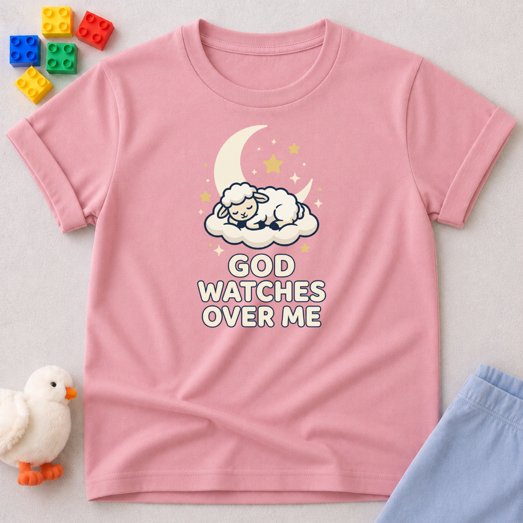 My God Watches Over Me Toddler T-shirt