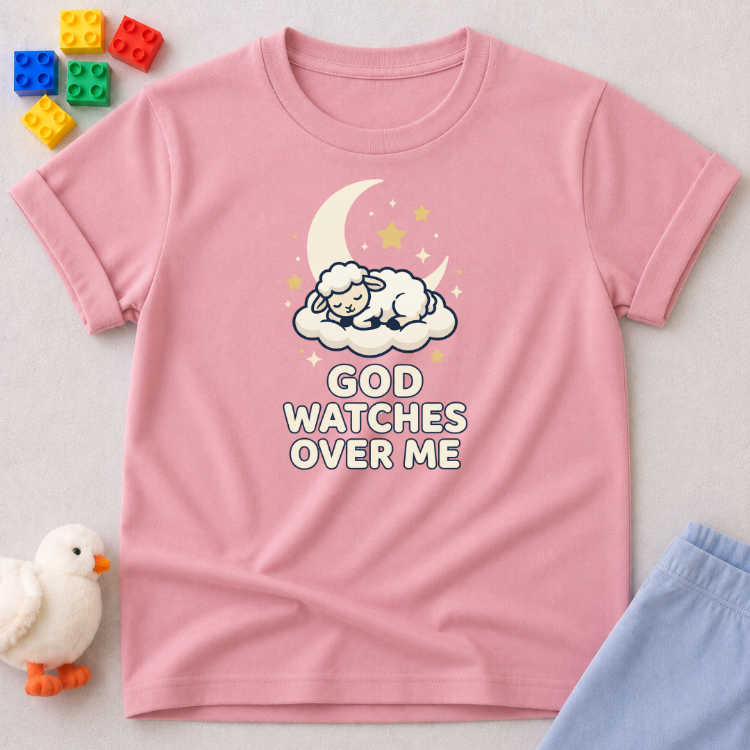 My God Watches Over Me Toddler T-shirt