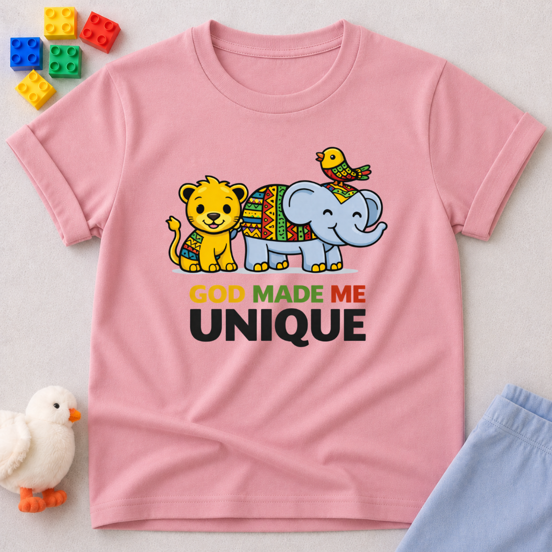 God Made Me Unique Toddler T-shirt