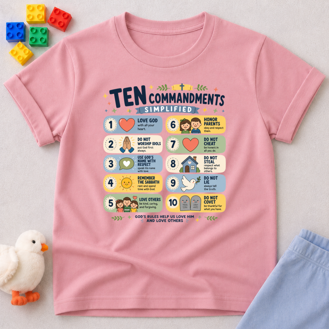 Ten Commandments V2 Toddler T-shirt