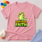 Dino Sized Faith Toddler T-shirt