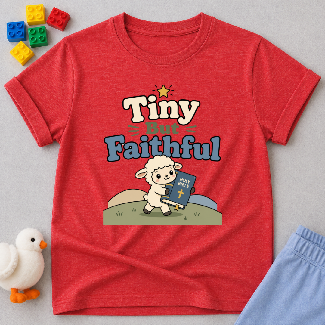 Tiny But Faithful Toddler T-shirt