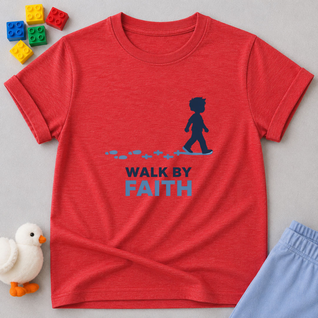 I Walk By Faith Toddler T-shirt