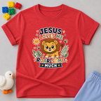 Jesus Loves Me Roar-some Much Toddler T-shirt
