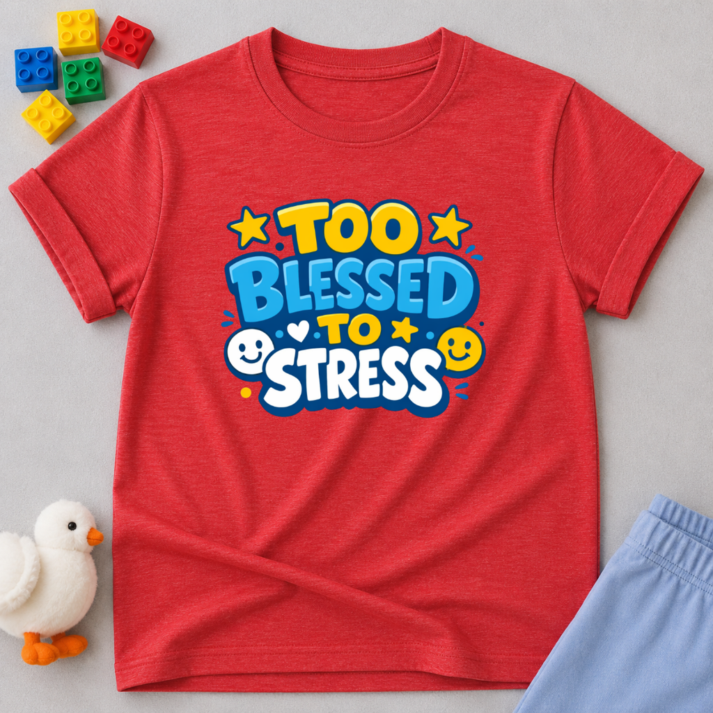 Too Blessed To Stress Toddler T-shirt