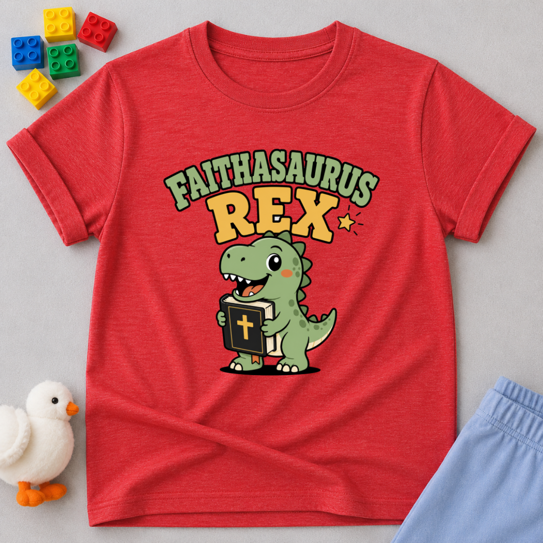 Faithasaurus Rex Toddler T-shirt