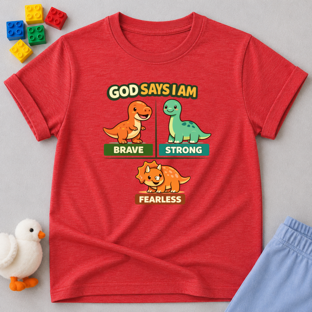 God Says I'm Strong Toddler T-shirt