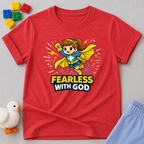 Fearless With God F Toddler T-shirt