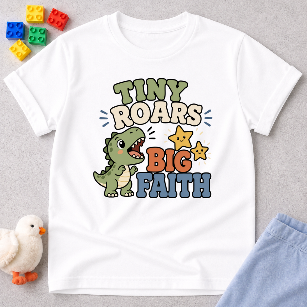 Tiny Roars Big Faith Toddler T-shirt