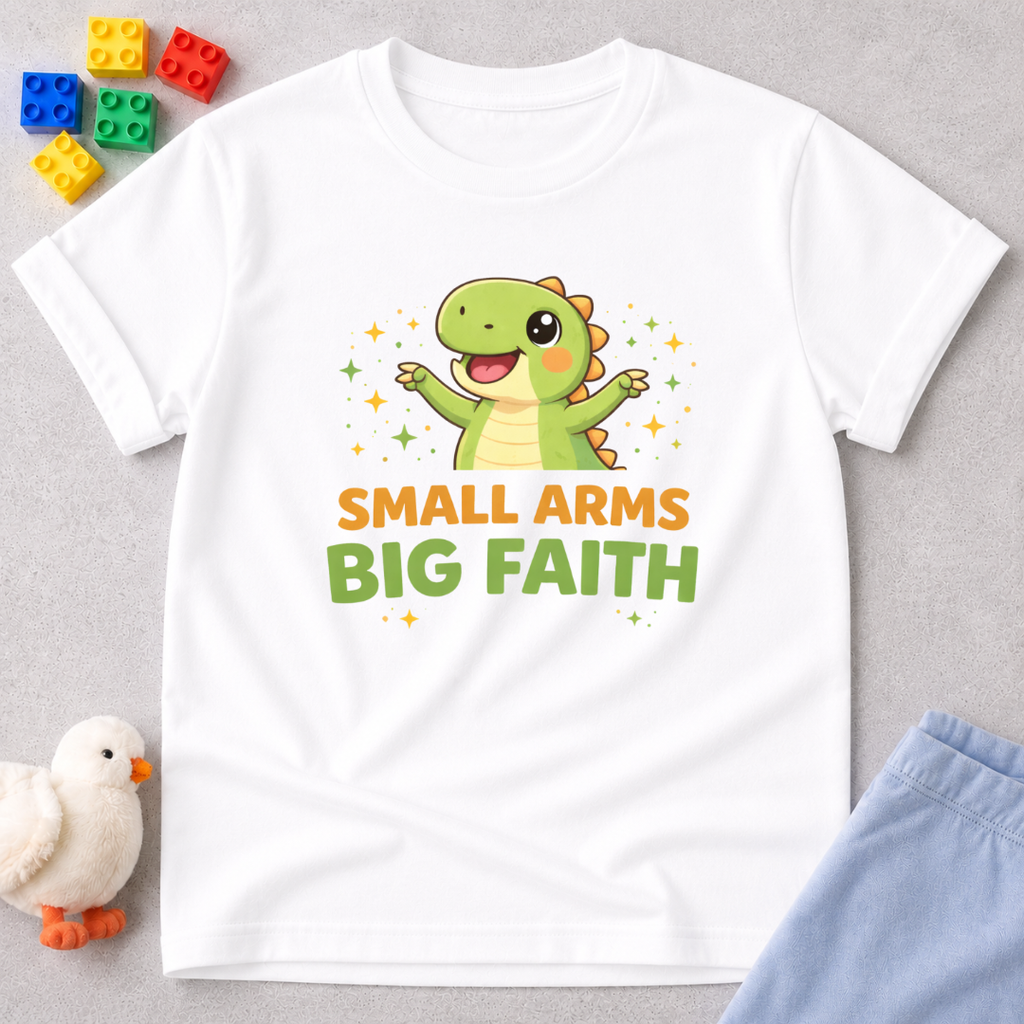 Small Arms Big Faith Toddler T-shirt