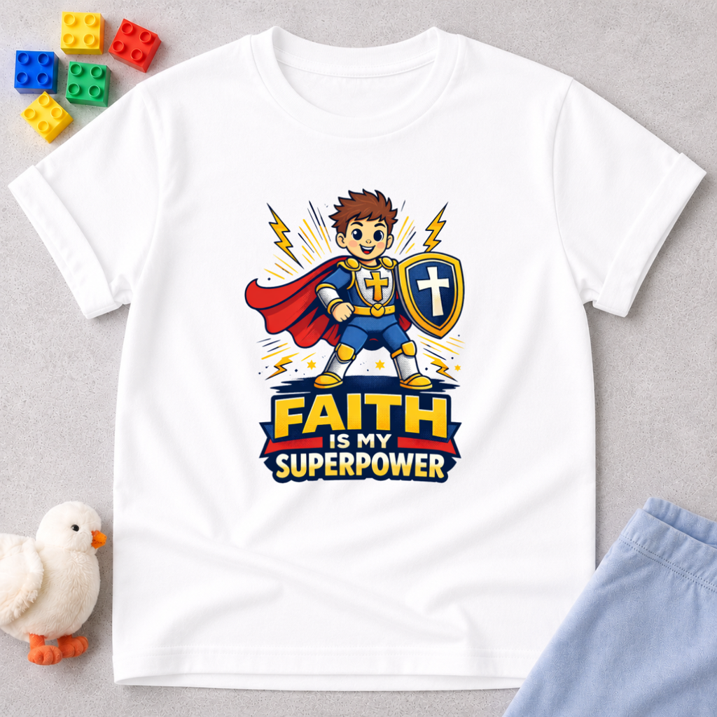 Faith Is My Superpower Toddler T-shirt