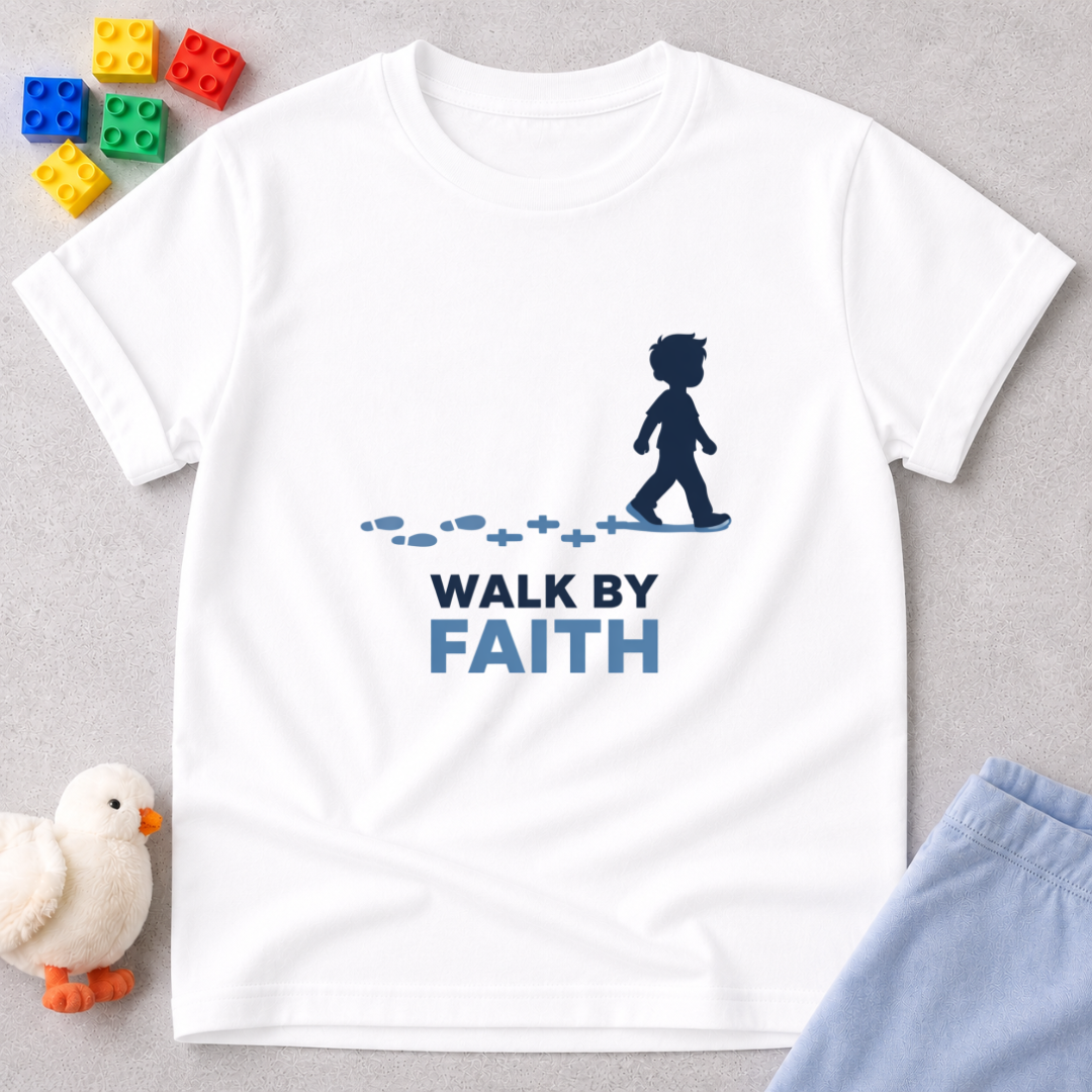 I Walk By Faith Toddler T-shirt