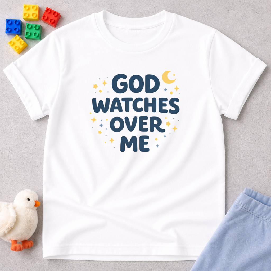 God Watches Over Me Toddler T-shirt