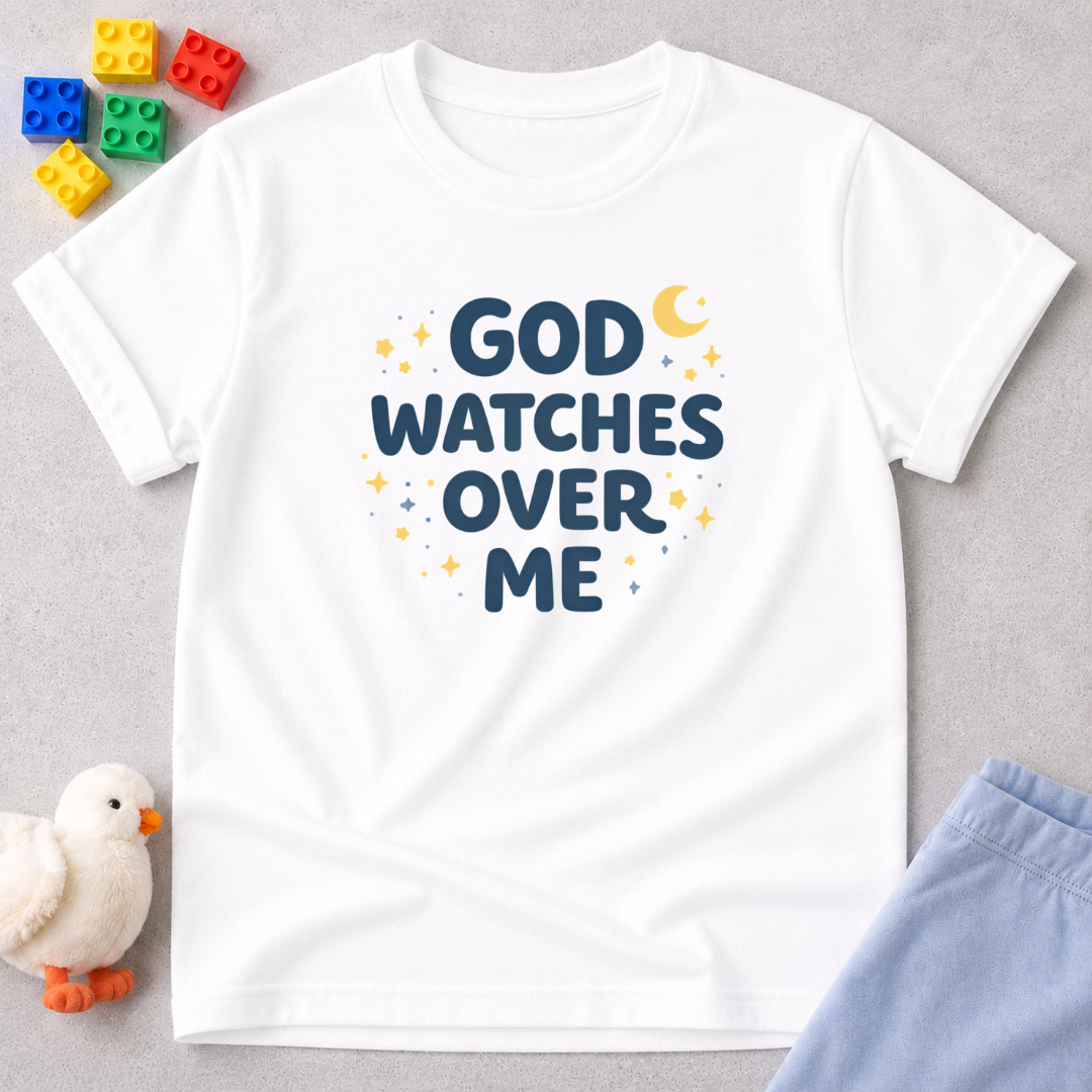 God Watches Over Me Toddler T-shirt