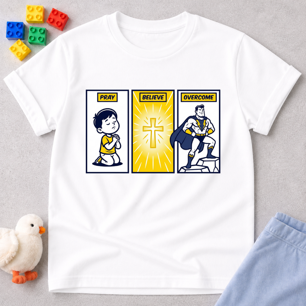 Pray Believe Overcome V1 Toddler T-shirt
