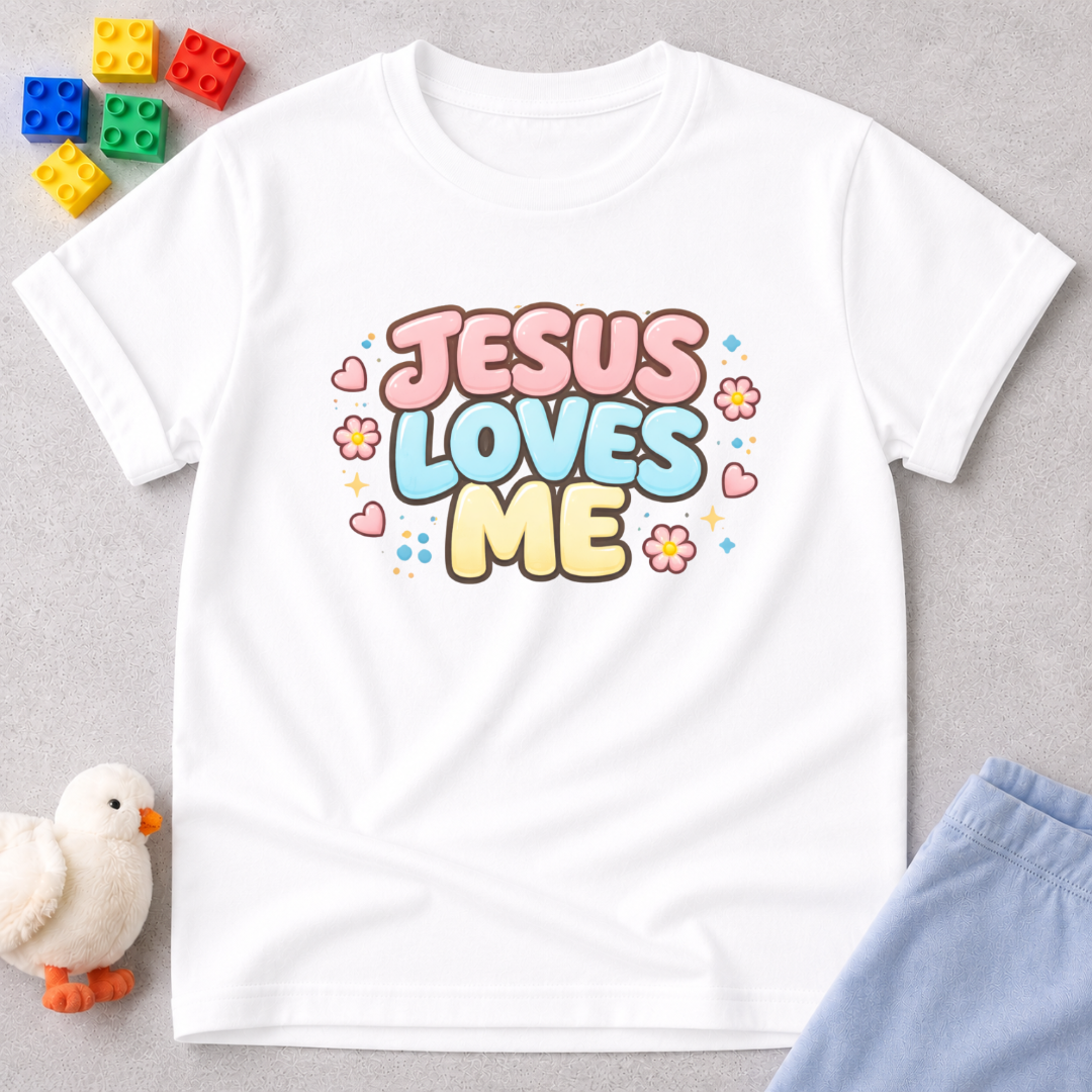 Jesus Loves Me Cute Toddler T-shirt