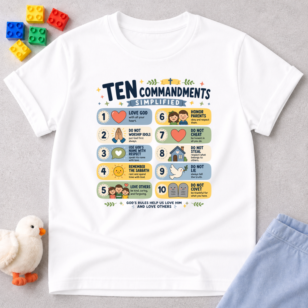 Ten Commandments V2 Toddler T-shirt