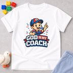 God is My Coach Toddler T-shirt