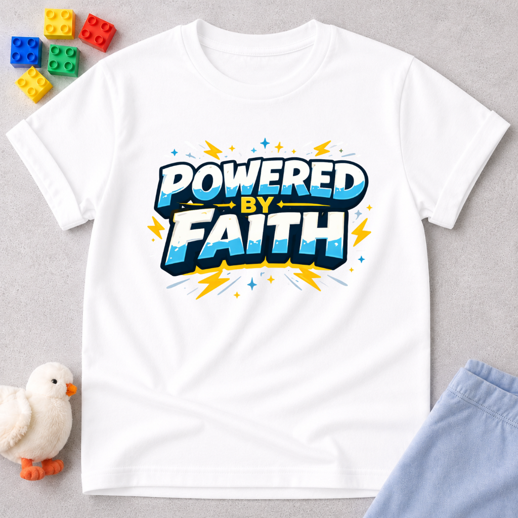 Powered By Faith Toddler T-shirt